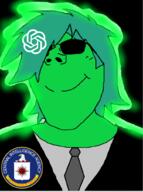 agency artificial_intelligence central_intelligence_agency chatgpt closed_mouth fed feds female glasses glowie green_glowing greenn_glows openai robot smile soyjak subvariant:gapejak_female subvariant:terryjak variant:gapejak wholesome // 757x1017 // 543.4KB