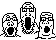 3soyjaks 8bit animated glasses open_mouth pixel_art pixelated redraw retro soyjak_trio stretched_mouth stubble variant:gapejak variant:markiplier_soyjak variant:tony_soprano_soyjak // 1792x1280 // 362.4KB
