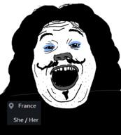 BiggityBiggityBoo afro clothes mustache nigger tranny variant:alicia white_skin // 620x687 // 28.8KB