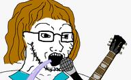 brown_hair glasses guitar microphone music open_mouth peter_frampton soyjak stubble variant:soyak // 1260x772 // 60.7KB