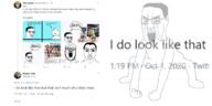 arm bloodshot_eyes collage crying full_body glasses hair hand leg monkey_dance open_mouth soyjak soyjak_comic stubble text variant:chudjak // 1440x720 // 473.9KB