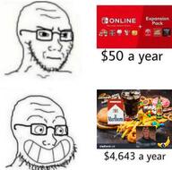 2soyjaks 3soyjaks alcohol bald banana beverage black_skin calarts candy chips cigarette comic concerned cookie cup food frown george_floyd glass glasses groceries hamburger ice low_quality meme nintendo photo queen_of_spades screenshot smile so_true soda soyjak spade spadeson stock_image stubble subvariant:hornyson subvariant:soyak_(irritated) text thing_japanese variant:cobson variant:soyak video_game whisky // 720x711 // 564.9KB
