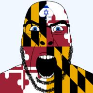 angry beard blue_eyes facial_mark flag flag:israel flag:maryland forehead_mark glasses hair israel looking_at_you maryland open_mouth queen_of_spades soyjak spade star_of_david state stubble subvariant:cobson_front2 subvariant:spadeson template thick_eyebrows united_states variant:cobson // 800x800 // 51.7KB