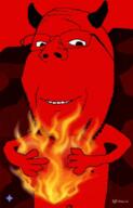 ai_generated animated artificial_intelligence demon ext=gif fire flames glasses hell holding_heart holding_object horn red_skin stubble subvariant:wholesome_soyjak variant:gapejak wing // 400x624 // 1.5MB