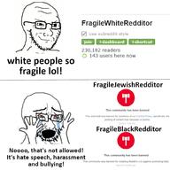ban black_skin closed_mouth crying glasses judaism racism reddit sad smile smug soyjak stubble united_state variant:cryboy_soyjak variant:soyak white_skin // 1000x1000 // 405.5KB