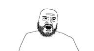 chicken_jockey jack_black minecraft minecraft_movie open_mouth soyjak stubble variant:flint_and_steel // 1245x681 // 13.7KB