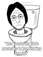 eyebrows forehead_lines glasses hair mouth_closed nose skibidi_toilet soyjak stubble variant:lennonjak // 393x512 // 64.8KB