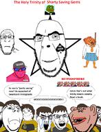 angry doll_(user) frog glasses holy_trinity neutral ongezellig pepe queen_of_spades subvariant:impish_amerimutt subvariant:shoyta swine variant:bernd variant:cobson variant:feraljak variant:gapejak variant:markiplier_soyjak // 795x1037 // 325.6KB
