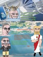 aryan blond blue_eyes christian_identity christianity dying heaven hospital jesus jesus_christ pagan paganism punisher_face subvariant:big-boy subvariant:unbotheredchud variant:chudjak variant:soyak // 3447x4596 // 4.8MB