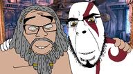 beard chamber flame_of_olympus glasses god god_of_war god_of_war_3 hair hand happy kratos no_more_brother_wars pandora_box pillar scar statue subvariant:modern_cobson subvariant:modern_feraljak tattoo variant:cobson variant:feraljak video_game white_eyes white_sclera yellow_eyes zeus // 1920x1080 // 700.9KB