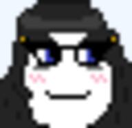 clothes glasses hair smug tanmoji variant:soytan // 32x31 // 657