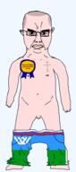 autonomous_okrug award balding christianity coal eastern_orthodox flag flag:khanty-mansi_autonomous_okrug flag:russia full_body glasses hair khanty-mansi_autonomous_okrug naked nsfw oil orthodox_cross penis russia skinhead small_penis soyjak subvariant:chudjak_front subvariant:obsessedchud text transparent transparent_background underpants variant:chudjak white_skin // 848x1911 // 49.4KB