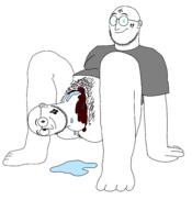 2soyjaks aryan giving_birth glasses hotdiggedydemon meta:pornographic_content nsfw pooner sexy smile soyjak stubble swastika swastikas,Tattoos vagina variant:weirdpenis // 3080x3376 // 258.0KB