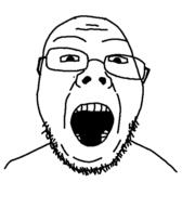 glasses open_mouth soyjak stubble variant:joyjak // 482x550 // 35.6KB