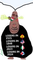 1521 1848 2023 2024 ace_of_spades angry blacked bloodshot_eyes brown_skin bubble countrywar cuba cuba_vs_mexico fart fat flag:cuba flag:italy flag:spain flag:united_states italy_vs_mexico losers_in meta:tagme mexico spain star_(symbol) subvariant:blobson subvariant:hornyson united_states variant:cobson // 2816x5069 // 1.4MB