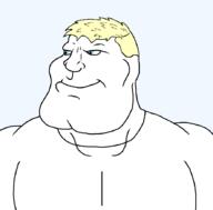 aryan blond blue_eyes buff mewing smile subvariant:mexiaryan template transparent_background variant:meximutt white_skin // 886x872 // 13.6KB