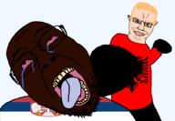 albania aryan blond bloodshot_eyes boxing boxing_glove crying fight flag:albania flag:serbia glasses nigger punch serbia smile transparent_background variant:bernd variant:chudjak // 1013x700 // 79.9KB