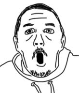 beard bossmanjack bossmanjak ear hair hoodie kiwifarms lolcow mustache open_mouth variant:unknown white_background // 223x261 // 26.8KB
