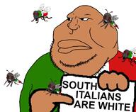 brown_skin bug countrywar flag flag:italy fly italy medbug mosquito multiple_soyjaks subhuman text ugly variant:feraljak variant:meximutt wing // 1128x930 // 140.7KB