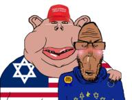 amerimutt euromutt flag:european_union flag:united_states gay star_of_david yaoi // 1239x939 // 271.7KB