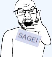 angry arm eminem glasses hand meme mustache open_mouth sage soyjak stubble text variant:feraljak // 1090x1200 // 77.3KB