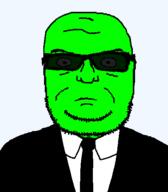 clothes glasses glowie green_skin necktie stubble suit sunglasses variant:seriousjak // 454x520 // 18.0KB