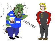 4chan amerimutt angry arm badge beard blood bloodshot_eyes buff bug bulge chad chud clothes crying discord ear fat fly frog glasses hand holding_object image jakparty_soy map_(pedophile) nate nose nosebleed open_mouth paper pedophile pepe pointing poop queen_of_spades rope shoe slopjak soyjak soyjak_party stain stinky stubble subvariant:feralrage suicide tongue transgender_flag variant:chudjak variant:cobson variant:feraljak variant:shotjak white_skin yellow_hair yellow_teeth // 833x626 // 267.8KB