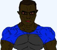 aryan black_skin buff jake jakparty_soy jartyBVLL lips nigger red_lips subvariant:chudjak_front subvariant:muscular_chud variant:chudjak // 1059x929 // 62.6KB