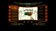 animated arm excited glasses hand hands_up metroid nintendo nintendo_switch open_mouth soyjak stubble variant:excited_soyjak video_game // 1920x1080 // 4.7MB
