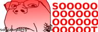 angry banner closed_mouth glasses gradient red soooooooooooooooooooooot soot soyjak soyjak_party stubble text variant:gapejak // 300x100 // 23.4KB