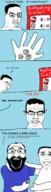 balding beard coin comic glasses money open_mouth quarter smile subvariant:chudjak_front subvariant:science_lover text variant:chudjak variant:markiplier_soyjak vending_machine wholesome // 476x1809 // 153.7KB