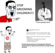 2soyjaks bloodshot_eyes clothes crying doctor full_body gigachad glasses hand new open_mouth pointing pol_(4chan) soyjak swastika text tshirt twitter variant:chudjak // 1876x1804 // 688.9KB