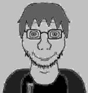 black_and_white compressed deep_fried deltarune friend_inside_me nate soyteen subvariant:soyak_front that_one_fucking_picture_of_nate_being_a_smug_little_bastard toy_story variant:soyak woody // 382x402 // 53.5KB