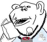 blogposting book button finger hand holding_book holding_object jakparty_soy jartycuck lips logo mutt open_mouth press reaction red_button soyjak_blog subvariant:impish_amerimutt variant:impish_soyak_ears variant:meximutt variant:soyak // 712x641 // 30.3KB