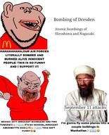 9_11 New_york_city carma dresden flag flag:united_states germany hiroshima japan manhattan nagasaki nazism new_york osama_bin_laden september_11 soyjak united_states wikipedia // 1033x1280 // 175.0KB