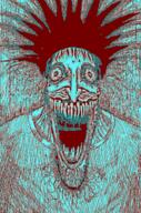 clothes glasses hair large_nose open_mouth schizo soyjak stubble subvariant:schizojak variant:markiplier_soyjak // 1048x1584 // 719.0KB