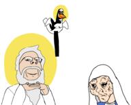2soyjaks arm beard catholicism christianity glasses god hand subvariant:hornyson teeth variant:cobson variant:gapejak virgin_mary white_hair // 2196x1754 // 449.0KB
