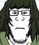 Maho_Hiyajo anime hair jacket steins_gate subvariant:neutralplier variant:markiplier_soyjak // 1035x1200 // 76.8KB