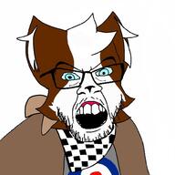 NIGGGER animal blue_eyes clothes furfag furnigger furry furtroon hair nigger nigggeerr niggier nigngignignigng soyjak tshirt twoonetarget variant:feraljak // 1000x1000 // 86.2KB