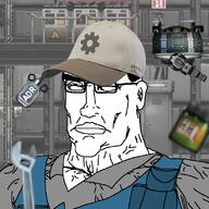 adrenaline barotrauma baseball_cap cap chud clothes cog genes hat mechanic subvariant:perceptive_chud wrench // 799x799 // 485.5KB