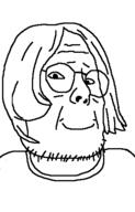 glasses hair long_hair looking_at_you smile soyjak stubble variant:eckison variant:unknown // 318x498 // 10.1KB