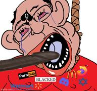 ack amerimutt anti_mutt bbc blacked bloodshot_eyes crying discord ear firefox glasses gynaecomastia hanging imgflip.com judaism mcdonalds nsfw open_mouth pornhub queen_of_spades soyjak subvariant:ackmutt suicide tongue variant:bernd walmart // 516x484 // 71.0KB