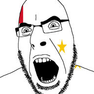 French_mandate_of_syria_and_lebanon angry eyes flag glasses open_mouth state_of_aleppo stubble teeth variant:cobson // 1125x1123 // 153.7KB