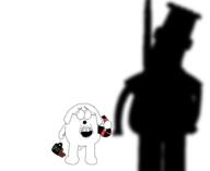 black blur clothes coffee cup dilbert dog dogbert hanging mug necktie red_and_black_tie red_tie soyjak suicide tragedyjakking variant:feraljak // 1830x1500 // 204.2KB