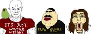 animal bald bird closed_mouth glasses meatcanyon meta:cado_is_now_skinny moist_critikal mustache open_mouth parrot soyjak subvariant:hindumutt subvariant:muscular_chud variant:chudjak variant:markiplier_soyjak variant:meximutt variant:oujak // 1920x700 // 223.4KB