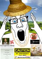 anthrogenica arm aryan blond blond_beard blue_eyes book bronze_age bush butter chariot cheese clothes cloud dairy eurogenes field figurine food glasses gold grass grassland hand hands_up hat hinduism indo_european milk no_symbol nordic_chad open_mouth painting photo satoko_houjou_fan sculpture sign sky steppe stubble sun sunny survive_the_jive swastika text tree variant:ppp warning yellow_stubble yogurt // 1000x1400 // 1.4MB