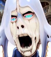 ai_generated anime chino_kafuu gochiusa horror open_mouth skeleton skull stable_diffusion variant:cobson // 1152x1280 // 1.5MB