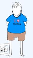 2soyjaks animated closed_mouth clothes full_body glasses good_boy i_love shill shorts smile soyjak variant:gapejak variant:soyak // 580x1020 // 736.2KB