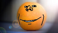 annoying_orange food fruit irl_background orange variant:impish_soyak_ears // 720x405 // 56.5KB