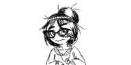 drawing maya_(ongezellig) oekaki variant:soytan // 500x250 // 25.8KB